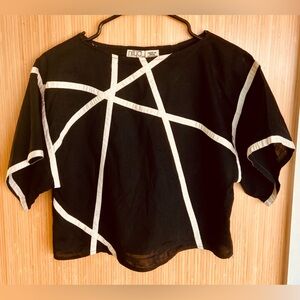 Black & White Cotton Topper